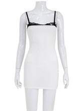 Load image into Gallery viewer, Noir Kiss Slip Dress ✧
