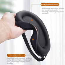 Load image into Gallery viewer, Breathable 3D Sleep Mask Soft Mesh Blackout Eye Mask Block Out Light Adjustable Elastic Strap Sleeping Aid Eyepatch Rest
