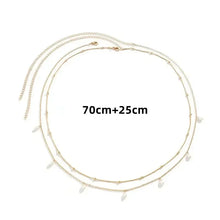 Load image into Gallery viewer, New Charm Sexy Double Layer Butterfly Chain for Women Waist Bead Belly Chain Belly Belt Summer Beach Body Jewelry Accessories
