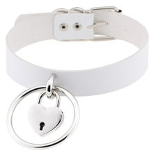 Load image into Gallery viewer, X White Leather Chocker Necklaces
